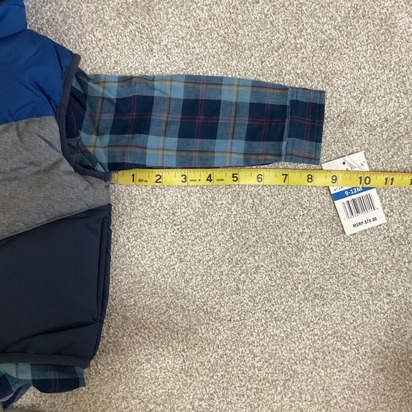 Andy and Evan infant boys 2pc Hooded Puffer Vest Shirt and Pants set 9-12M - Picture 3 of 16